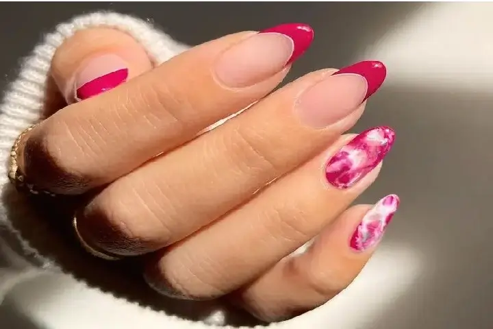 blooming gel nail4